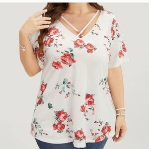 BloomChic Floral Blouse NWT